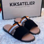 Black cow leather palm