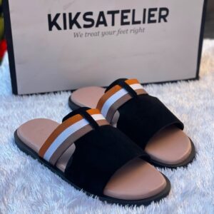 Black cow leather palm