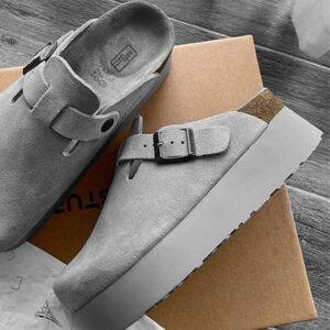 Cow leather fluffy Tom sole half shoe